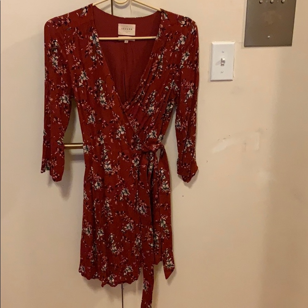 Sezane Wrap Dress